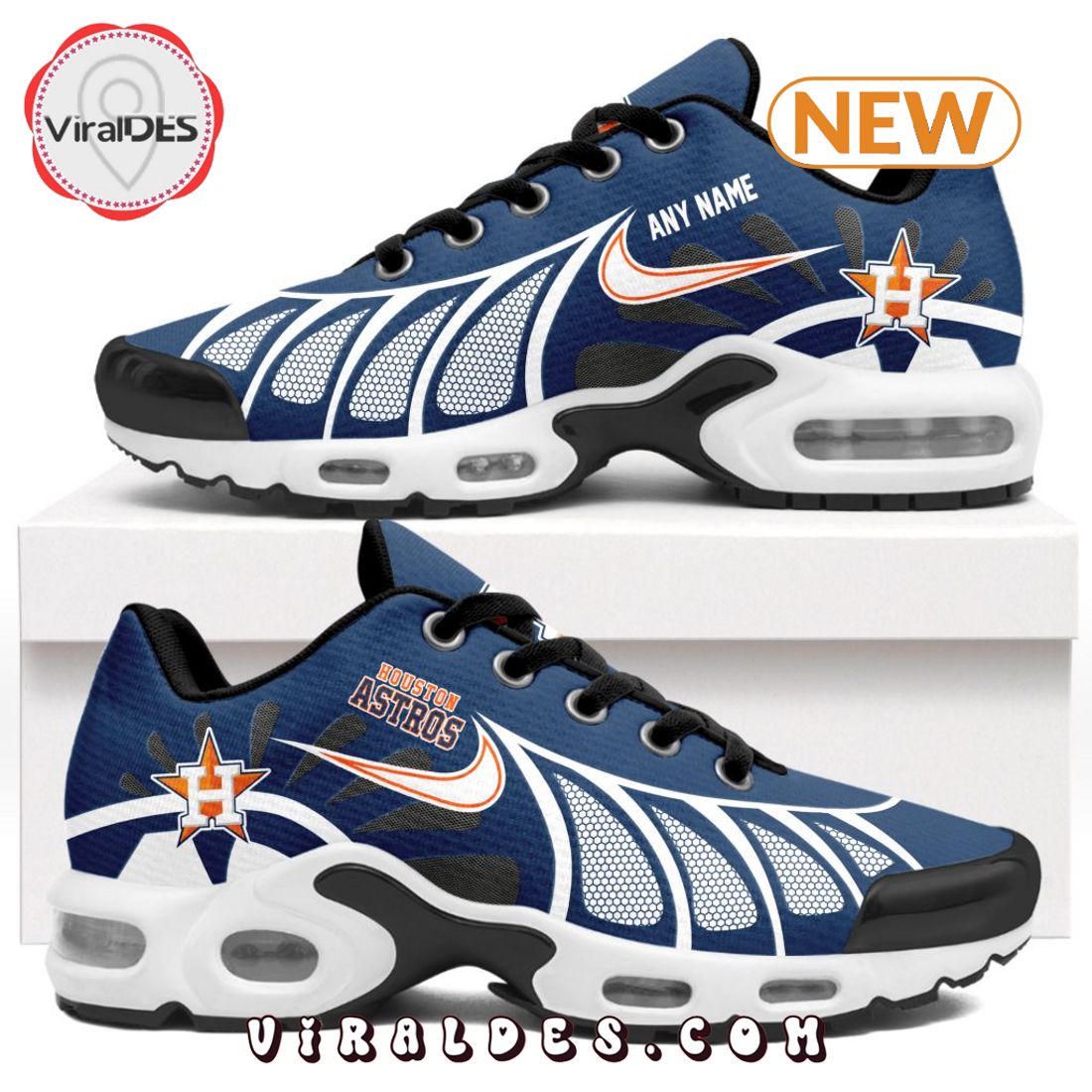 MLB Houston Astros Custom Air Max Plus Shoes