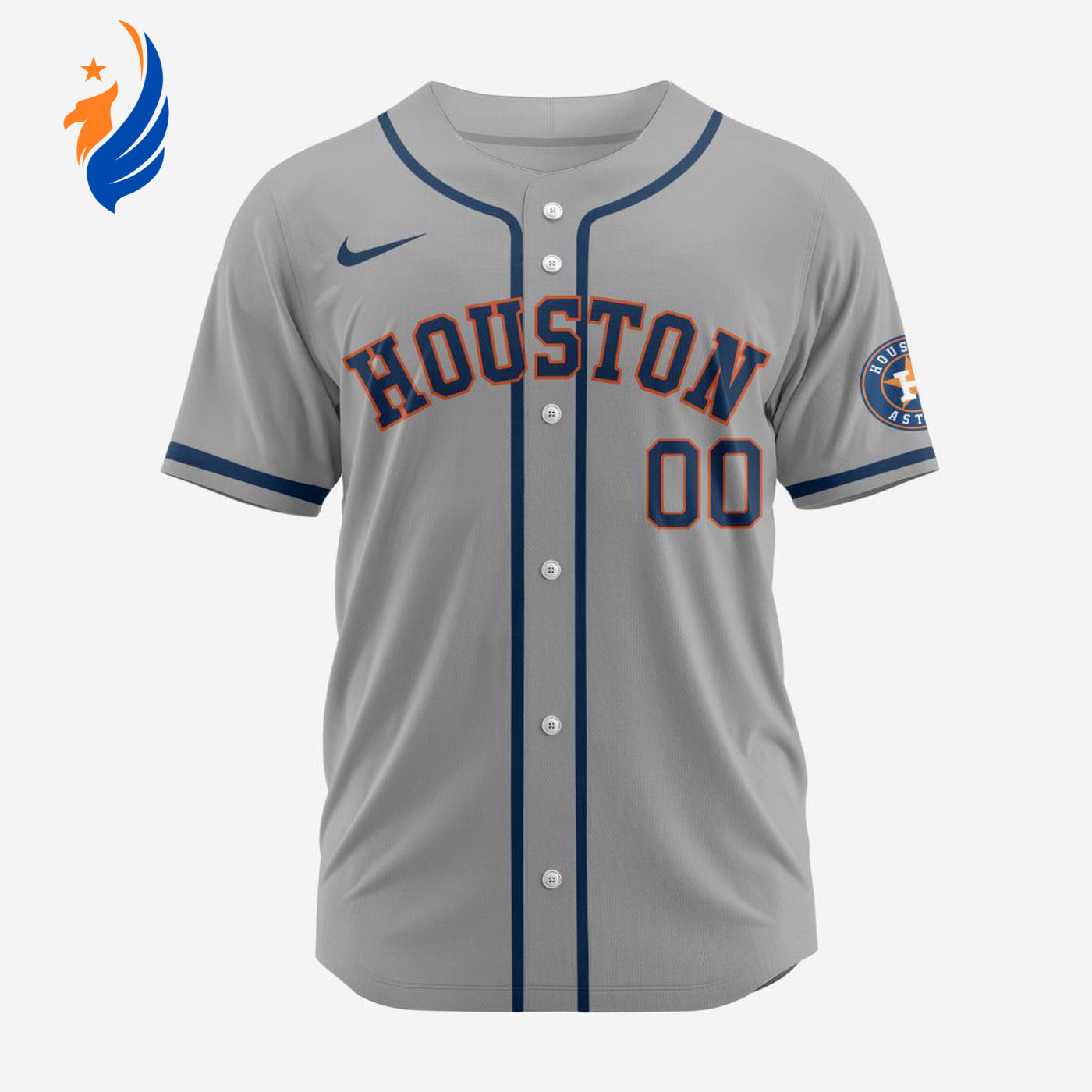 MLB Houston Astros Personalized 2024 Road Baseball Jersey - Bafud T-Shirts, Hoodie, Sweatshirt | WearSparks.com (Image 1)