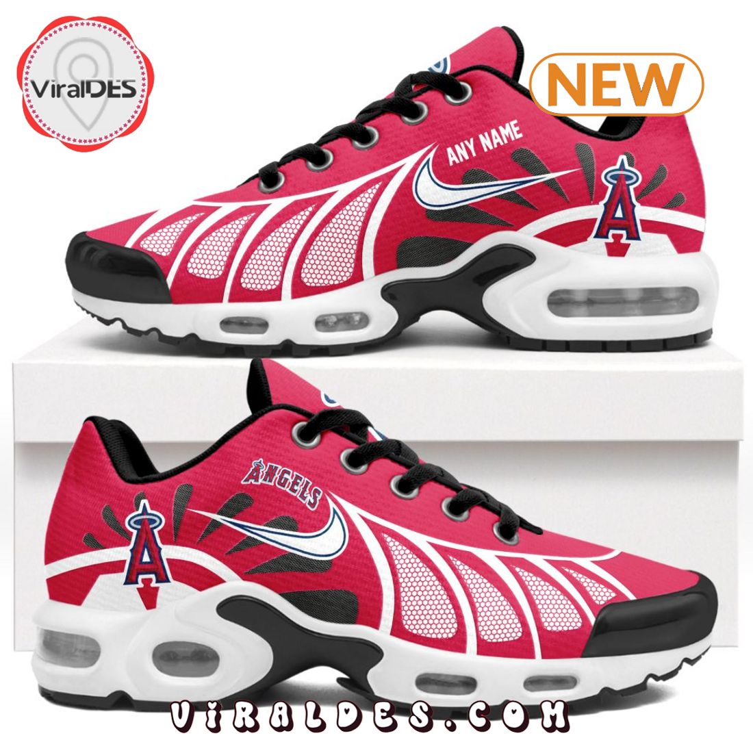 MLB Los Angeles Angels Custom Air Max Plus Shoes
