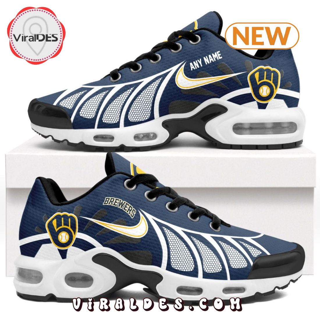 MLB Milwaukee Brewers Custom Air Max Plus Shoes
