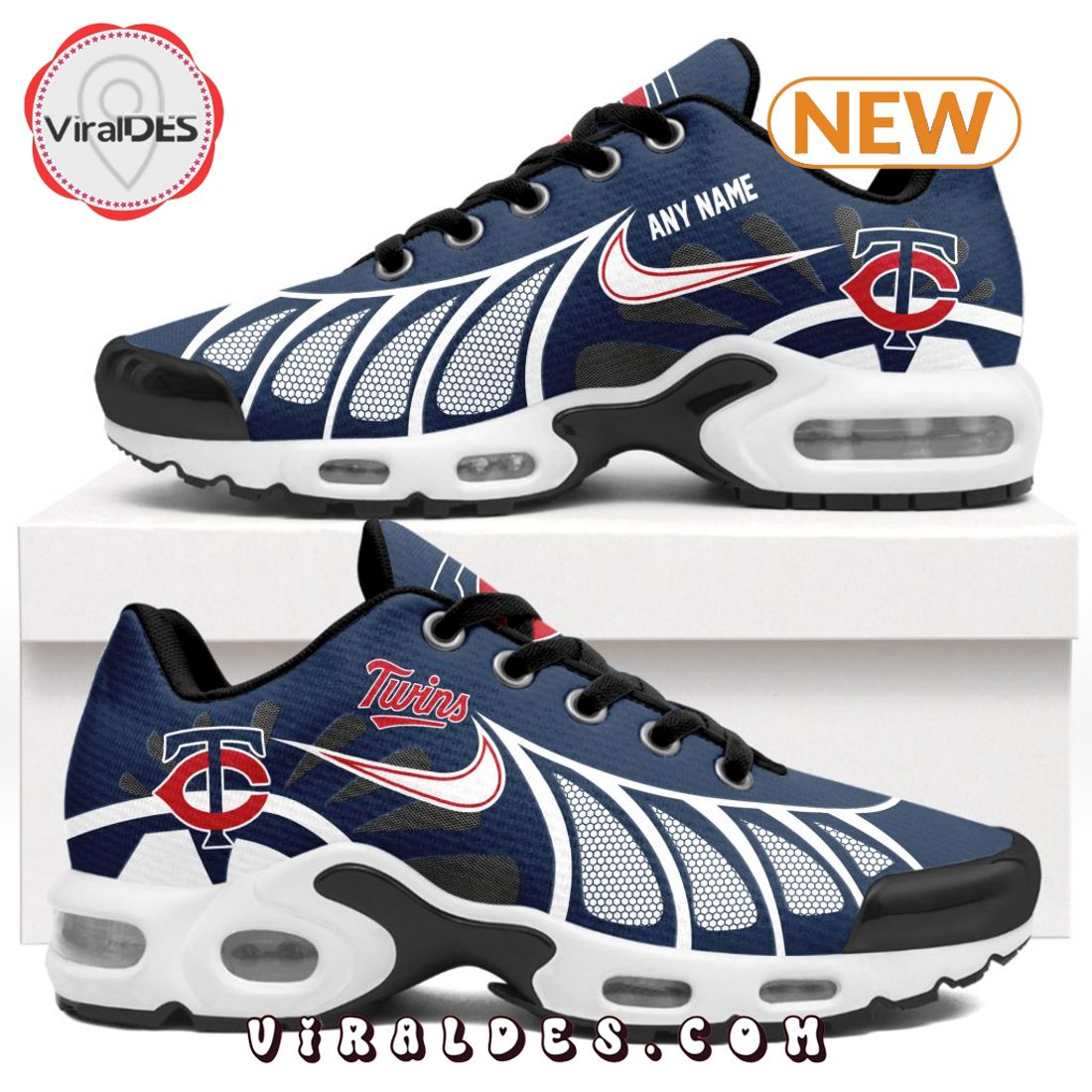 MLB Minnesota Twins Custom Air Max Plus Shoes