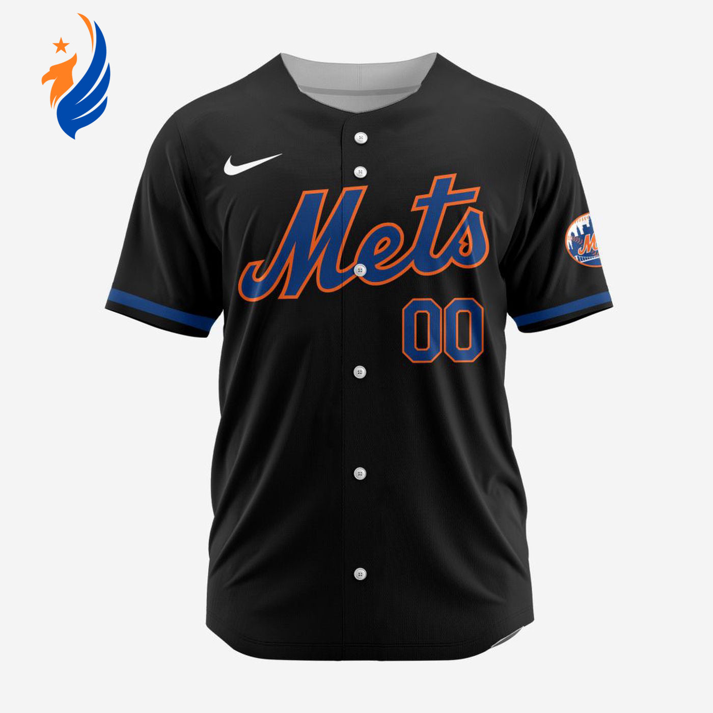 MLB New York Mets Personalized Alternate 02 Baseball Jersey - Bafud
