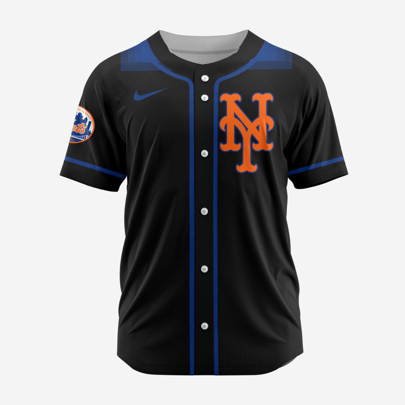 MLB New York Mets Personalized Alternate Design Concept Baseball Jersey 2403 - Bafud T-Shirts, Hoodie, Sweatshirt (Image 2)