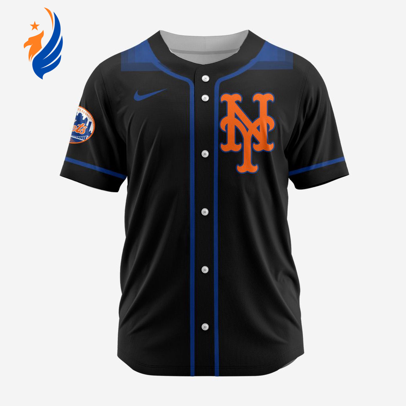 MLB New York Mets Personalized Alternate Design Concept Baseball Jersey 2403 - Bafud T-Shirts, Hoodie, Sweatshirt (Image 1)