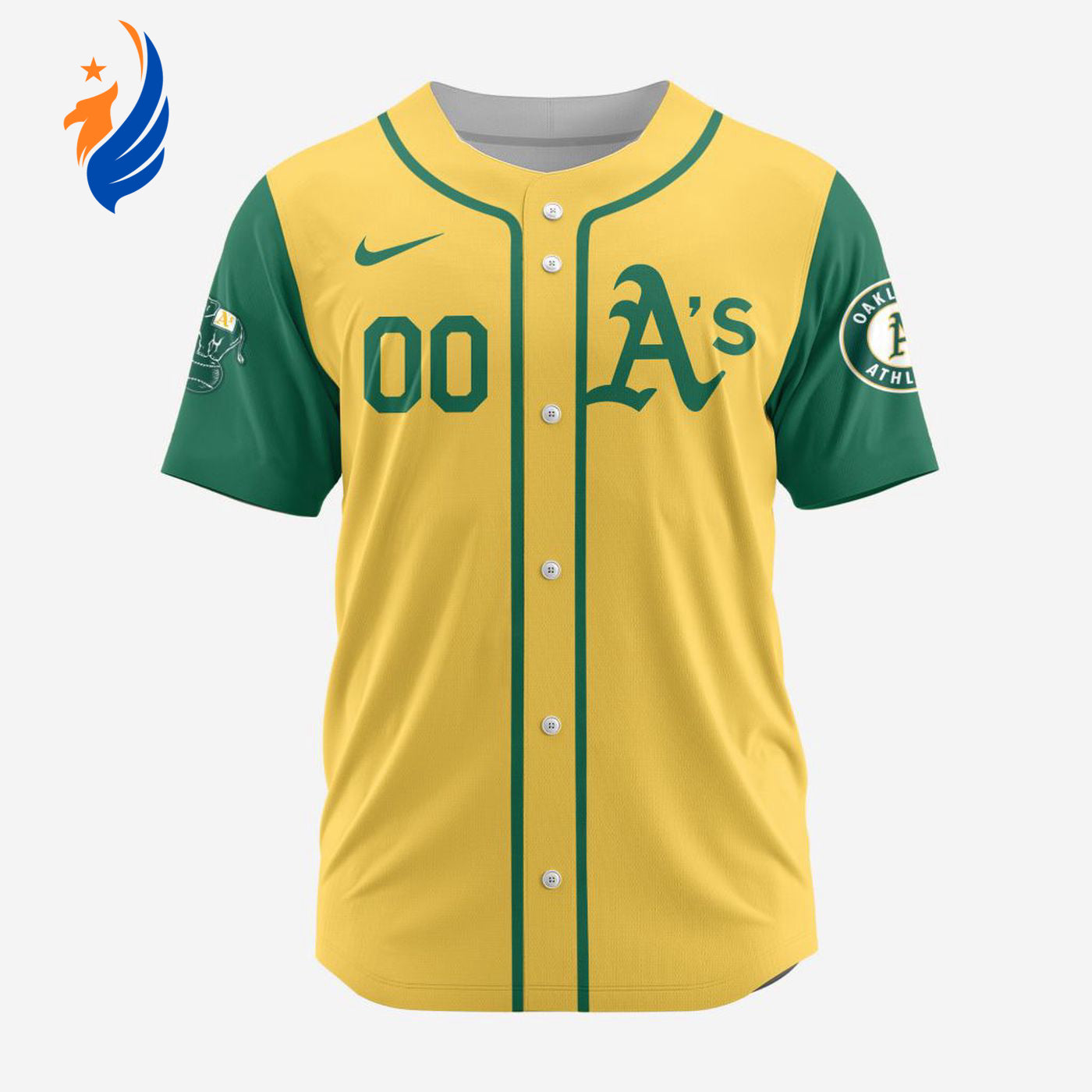 MLB Oakland Athletics Personalized Alternate Design Concept Baseball Jersey 2403 - Bafud