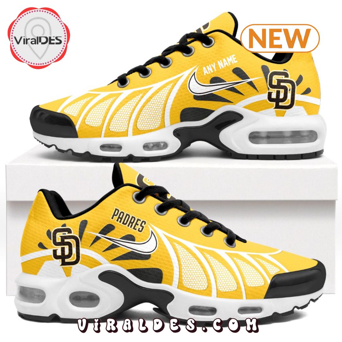 MLB San Diego Padres Custom Air Max Plus Shoes
