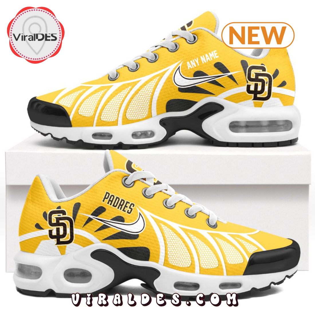 MLB San Diego Padres Custom Air Max Plus Shoes