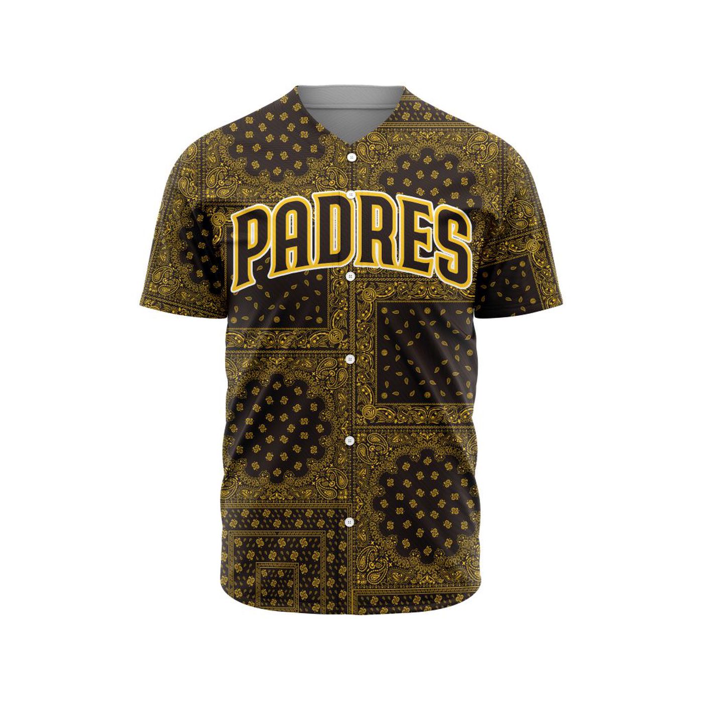 MLB San Diego Padres Special Paisley Design Baseball Jersey Gift for Men Women - Bafud T-Shirts, Hoodie, Sweatshirt (Image 2)