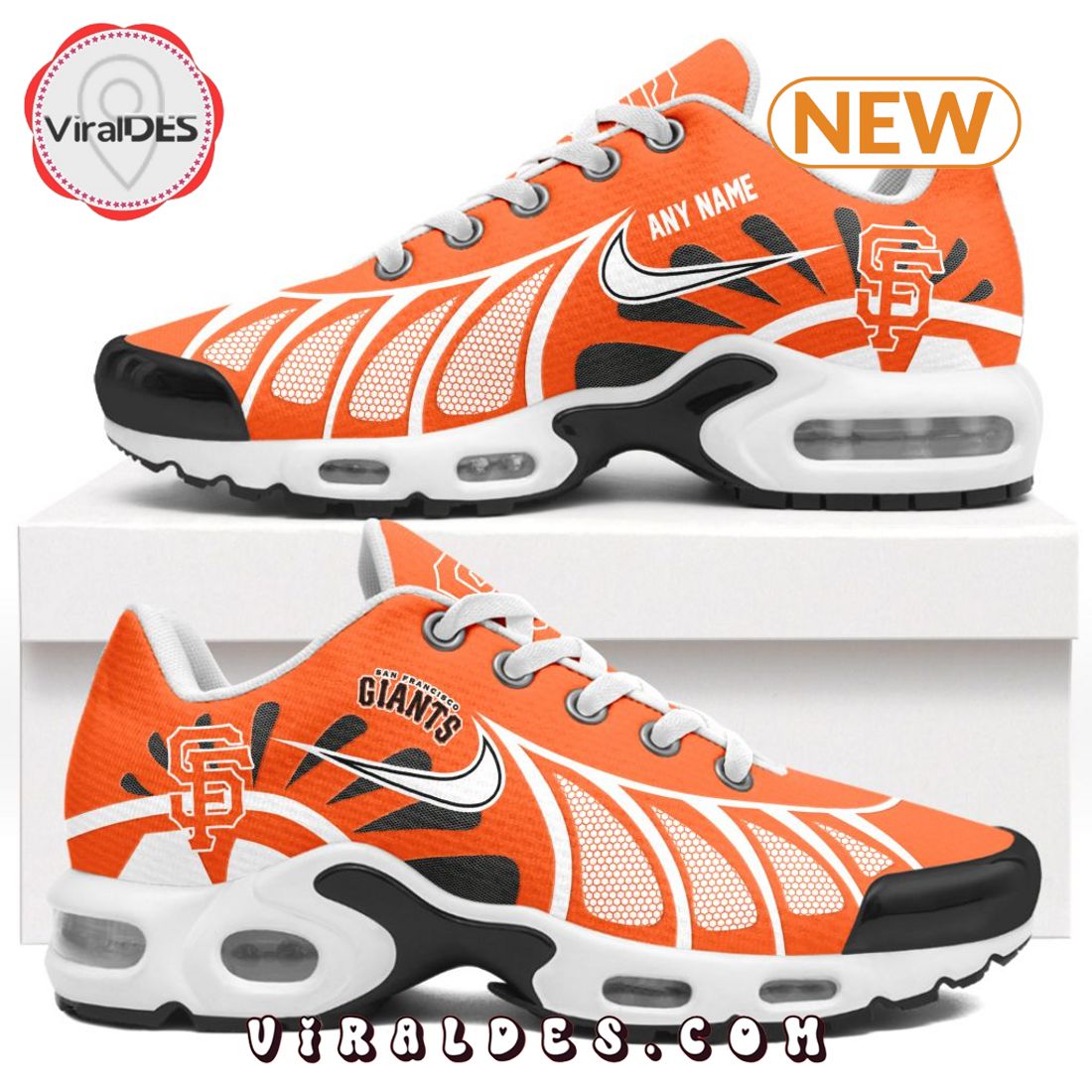 MLB San Francisco Giants Custom Air Max Plus Shoes