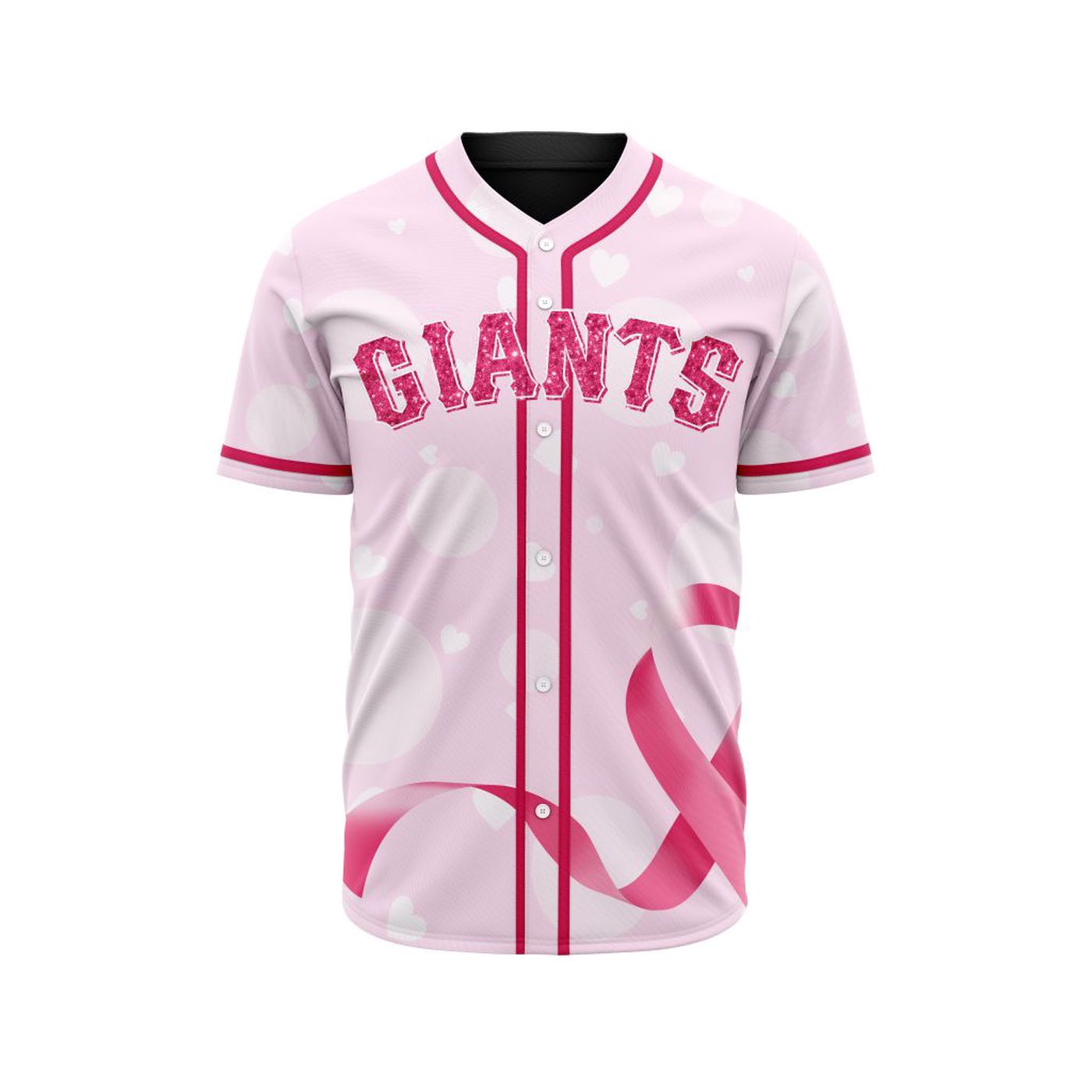 MLB San Francisco Giants Special Pink Design Fight Breast Cancer Baseball Jersey Gift for Men Women - Bafud... (Image 2)