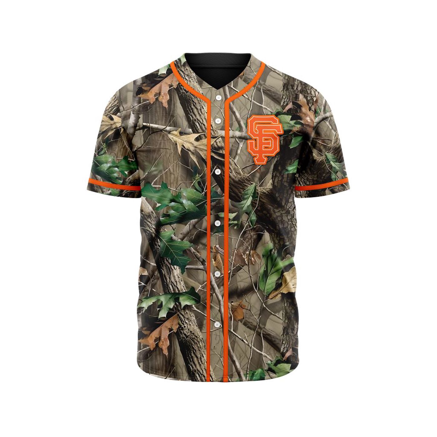 MLB San Francisco Giants Special Realtree Camo Hunting Baseball Jersey Gift for Men Women - Bafud T-Shirts,... (Image 2)