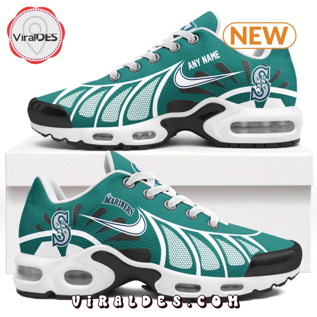 MLB Seattle Mariners Custom Air Max Plus Shoes