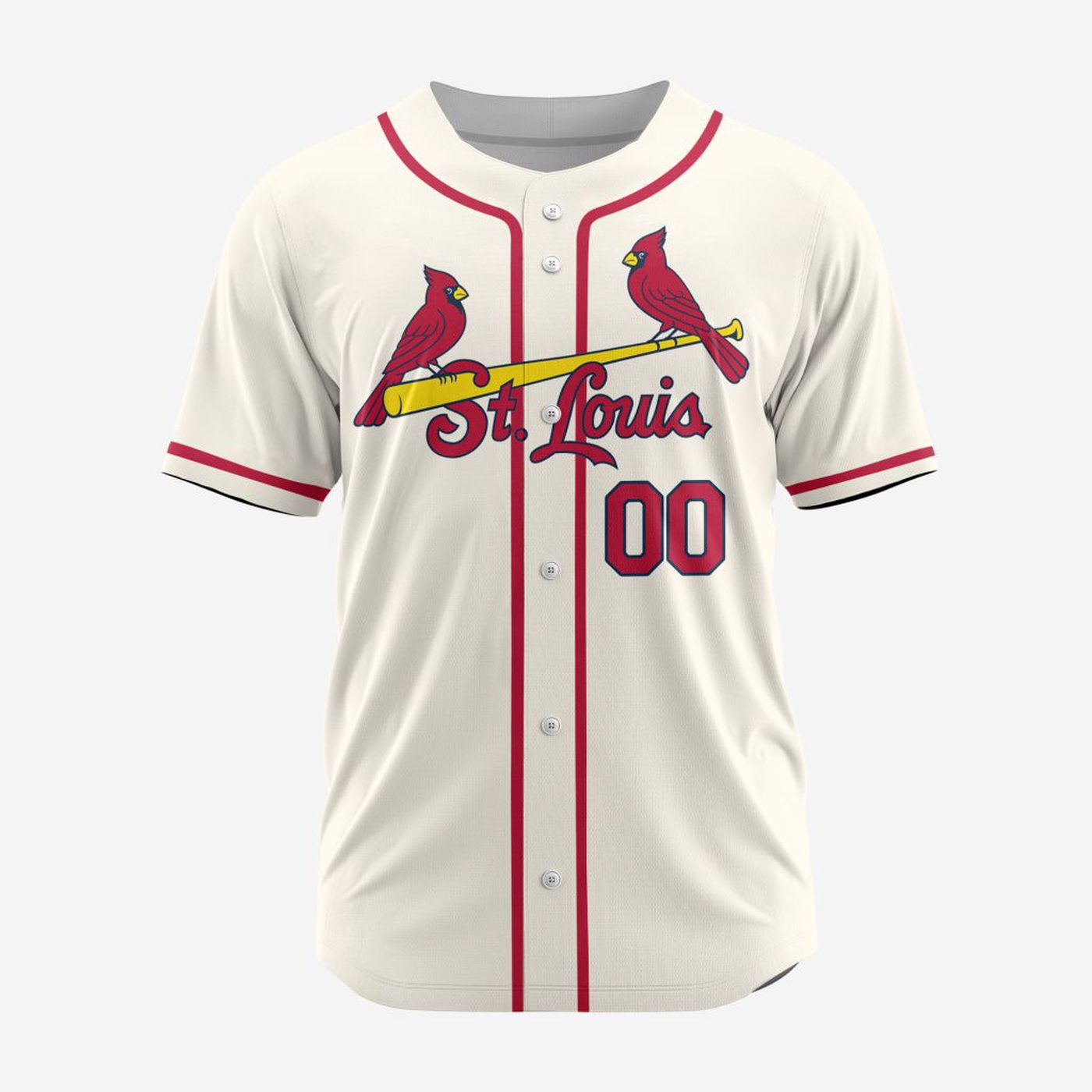 MLB St. Louis Cardinals Personalized Alternate Baseball Jersey - Bafud T-Shirts, Hoodie, Sweatshirt (Image 2)