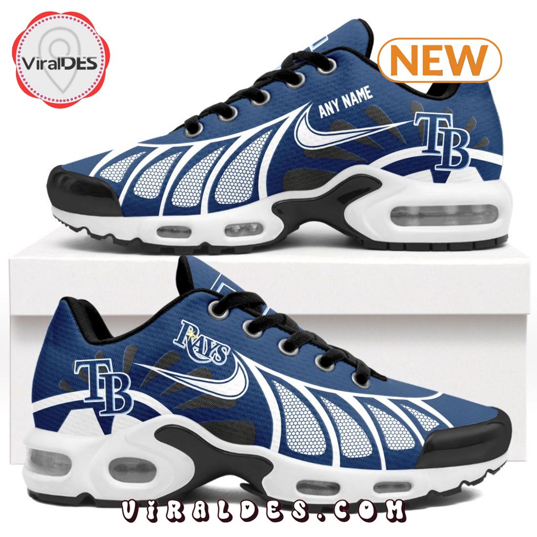 MLB Tampa Bay Rays Custom Air Max Plus Shoes
