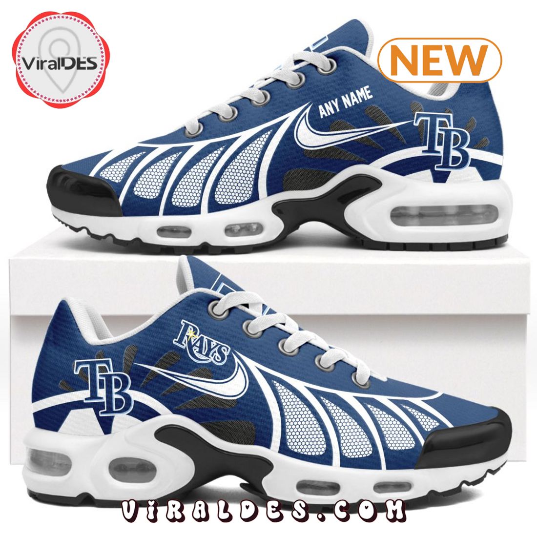 MLB Tampa Bay Rays Custom Air Max Plus Shoes