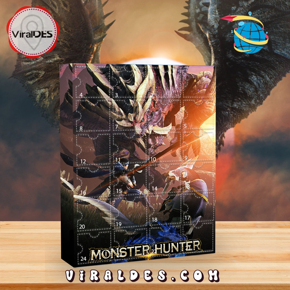 Monster Hunter 2025 Advent Calendar, 24 Gifts Are In It