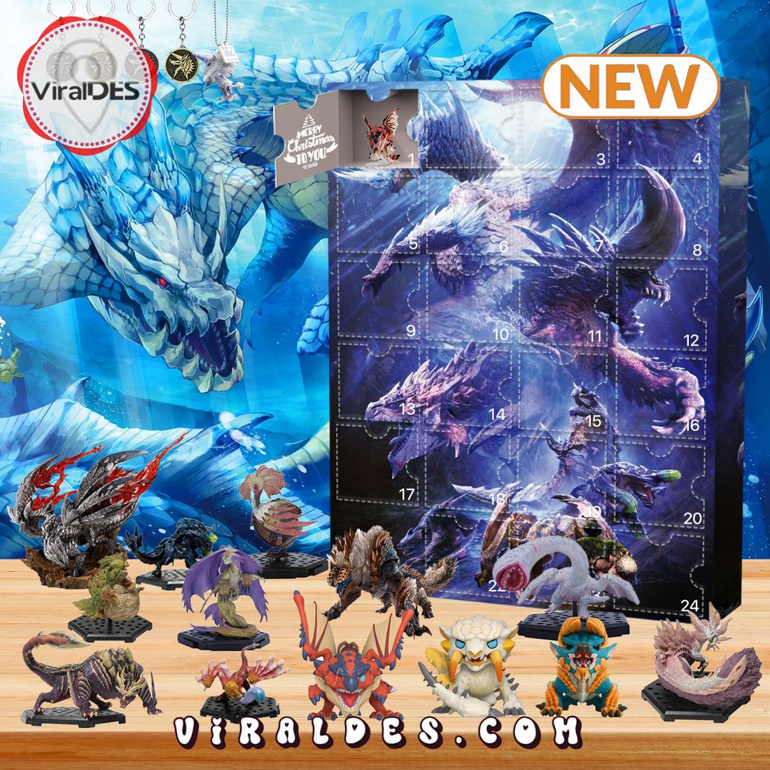 Monster Hunter Advent Calendar – The One With 24 Little Doors
