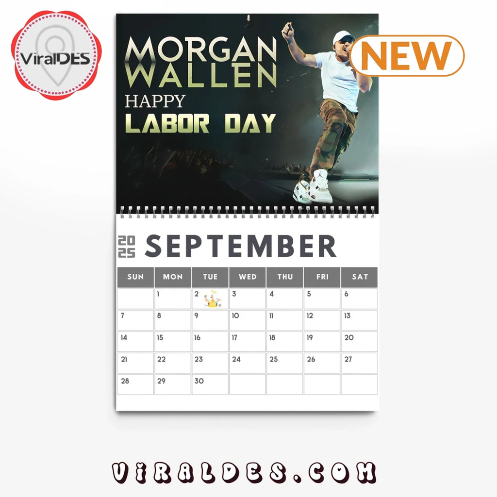 Morgan Wallen 2025 New Year Calendar