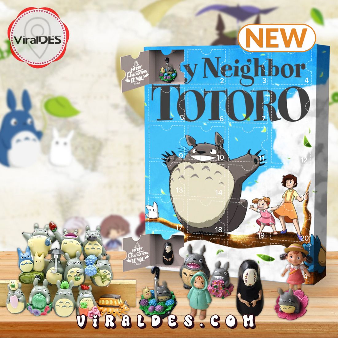 My Neighbor Totoro 2025 Advent Calendar – The One With 24 Little Doors