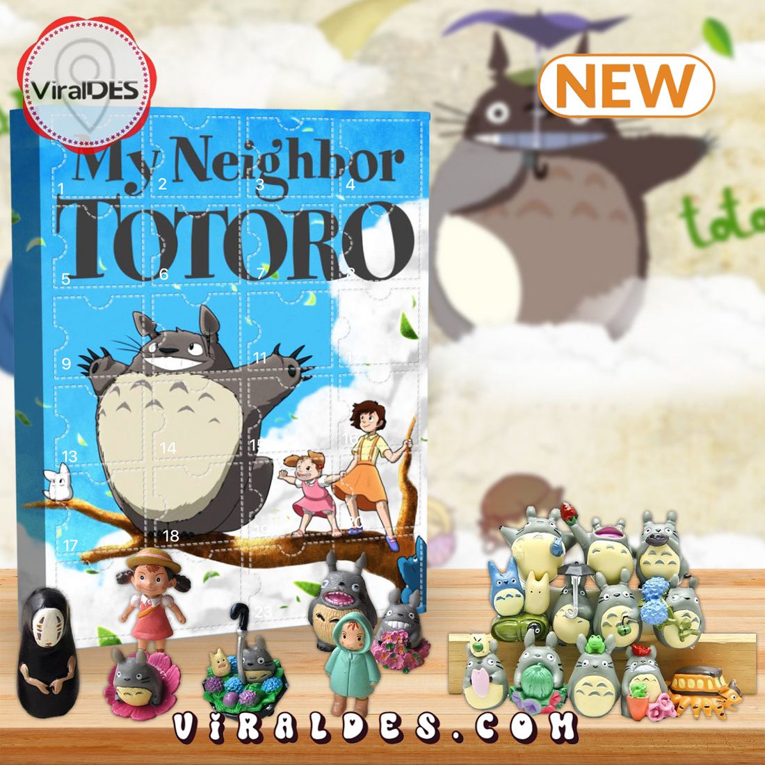 My Neighbor Totoro 2025 Advent Calendar – The One With 24 Little Doors