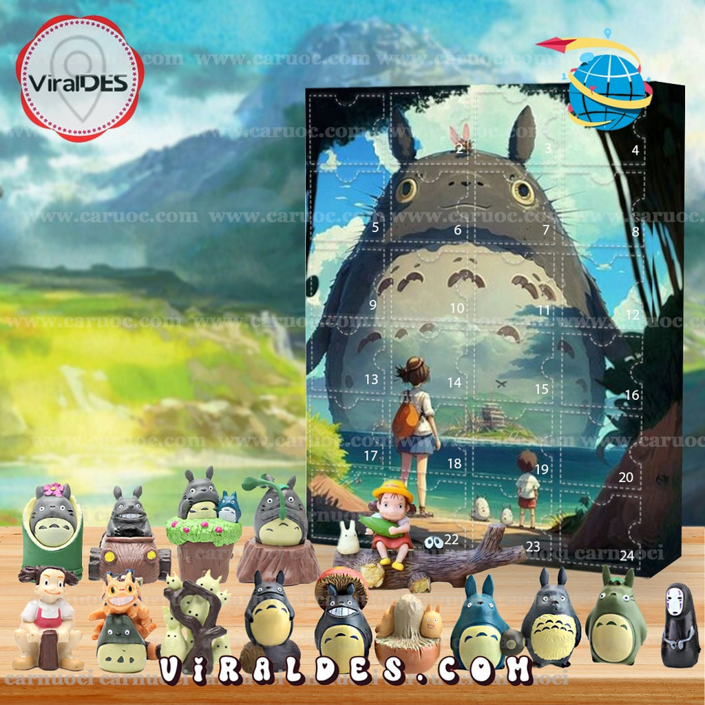 My Neighbor Totoro 2025 Advent Calendar, 24 Gifts Are In It
