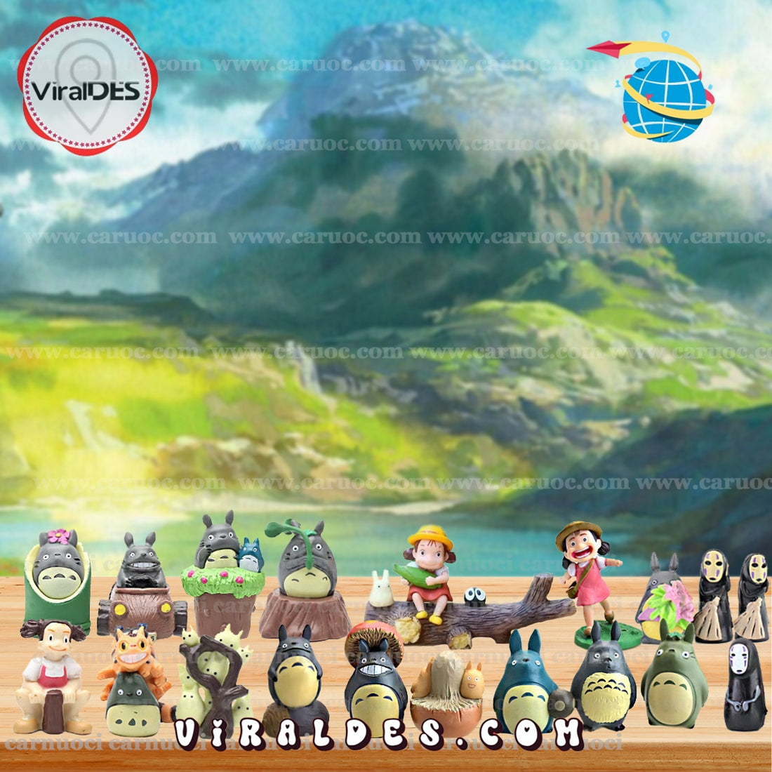 My Neighbor Totoro 2025 Advent Calendar, 24 Gifts Are In It