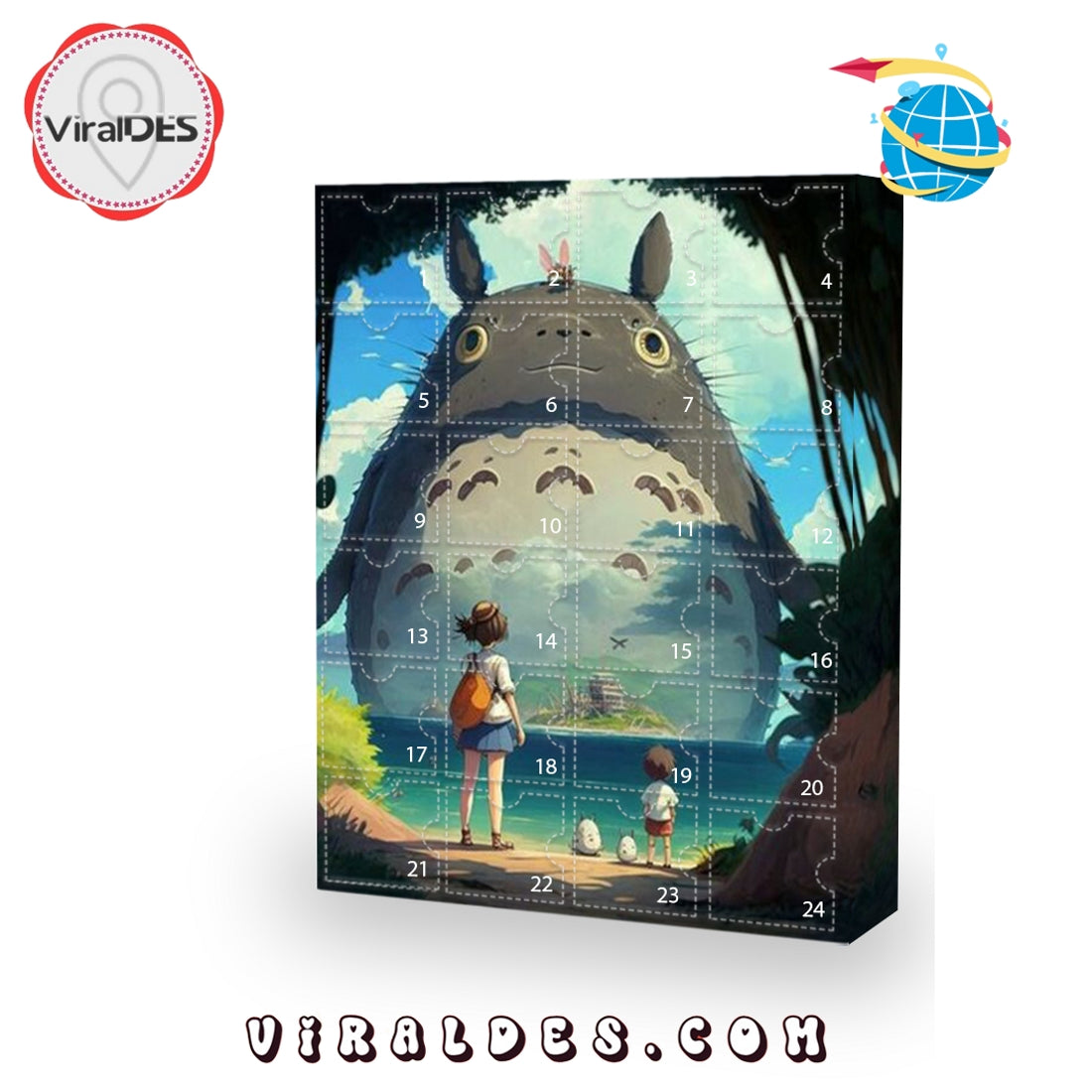 My Neighbor Totoro 2025 Advent Calendar, 24 Gifts Are In It