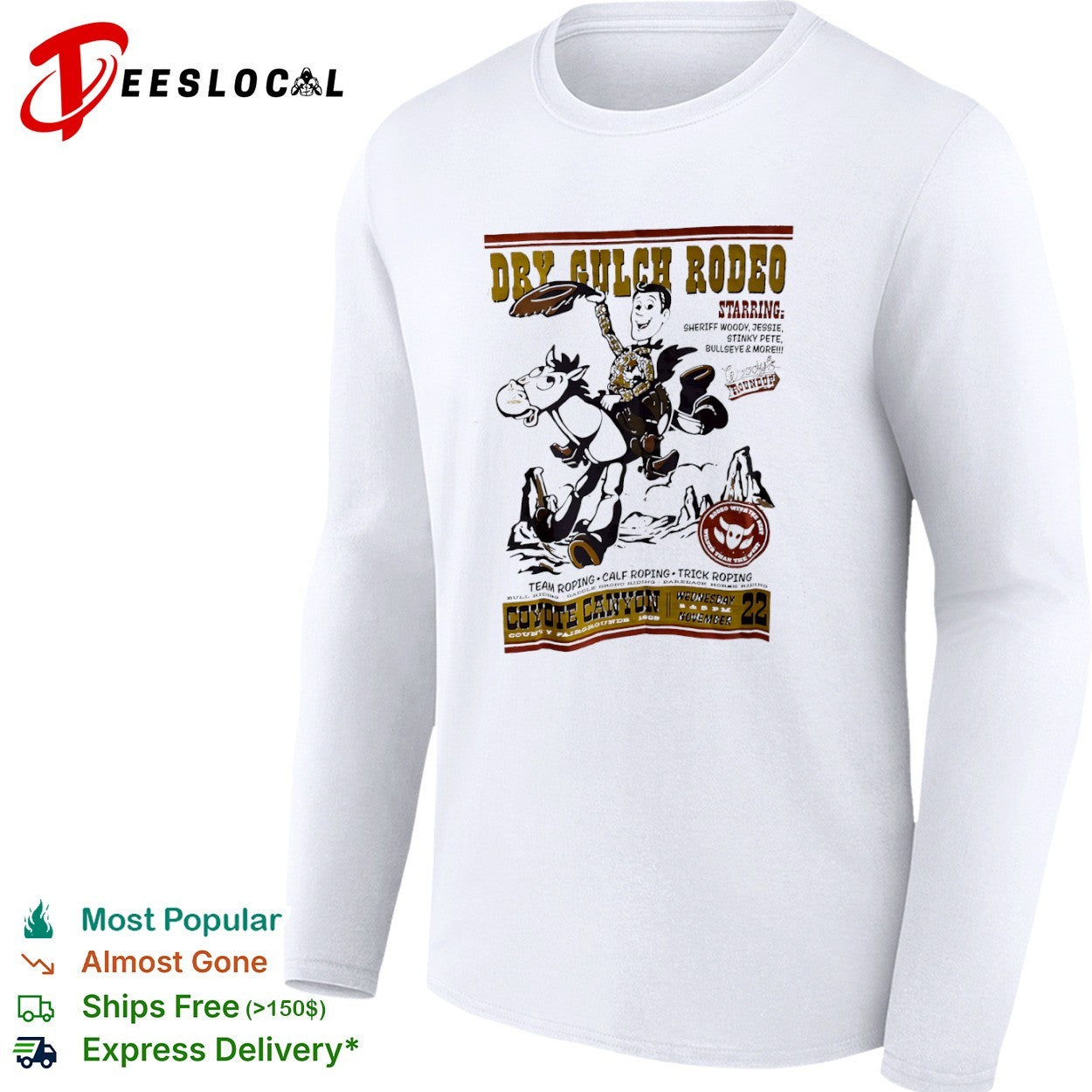 Vintage Dry Gulch Rodeo Woody’s Roundup Coyote Canyon shirt
