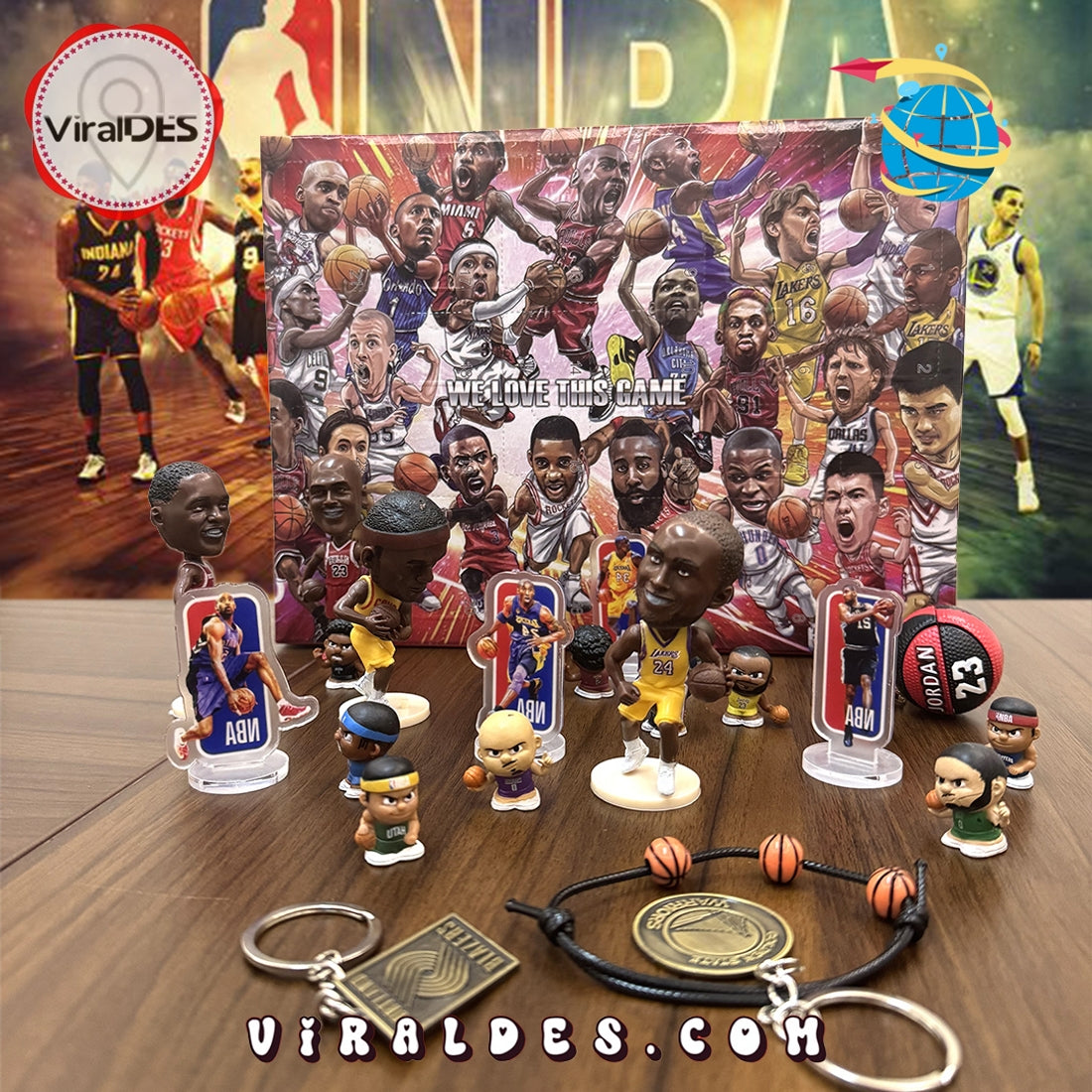 NBA 2025 Advent Calendar, 24 Gifts Are In It