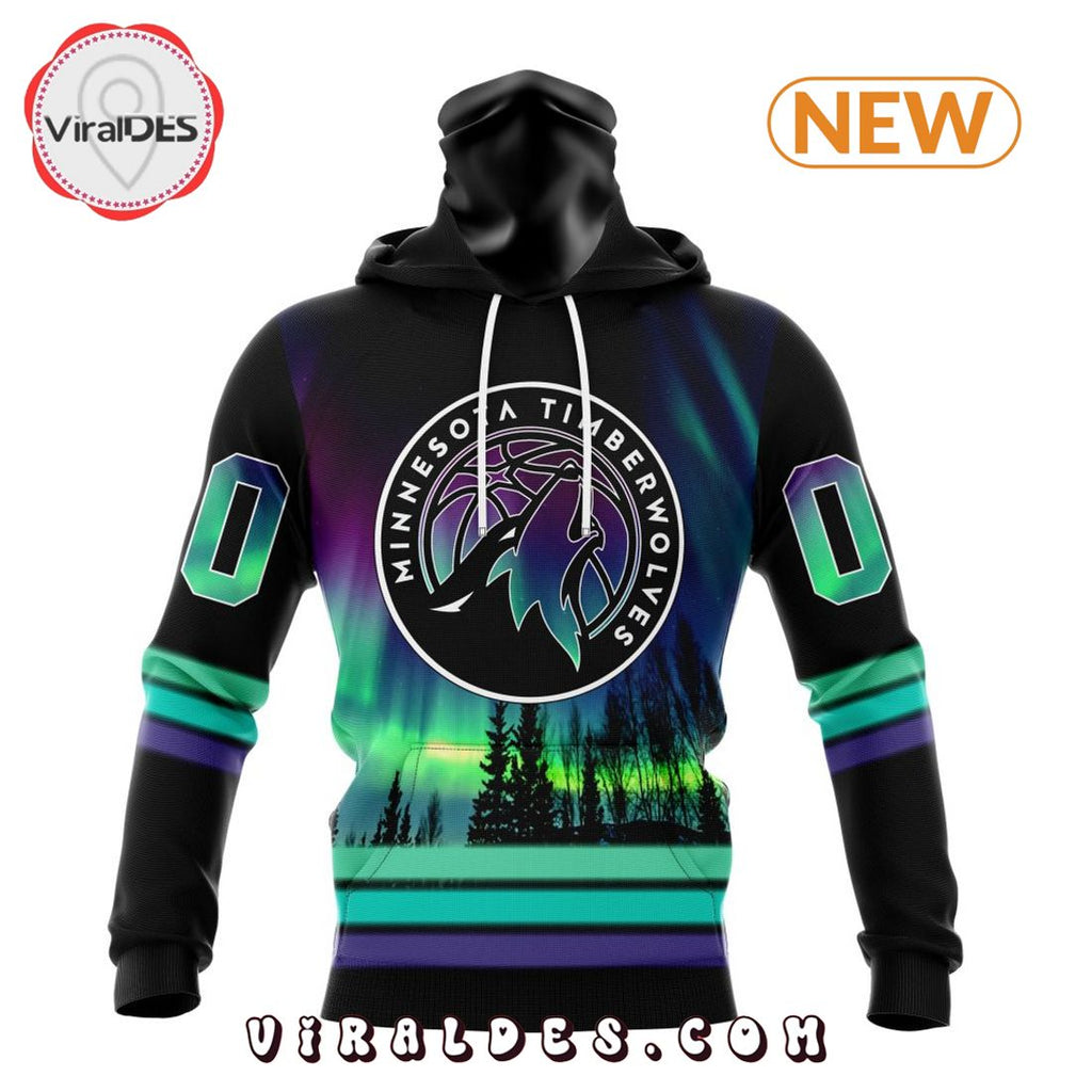 NBA Minnesota Timberwolves Special Northern Lights Hoodie