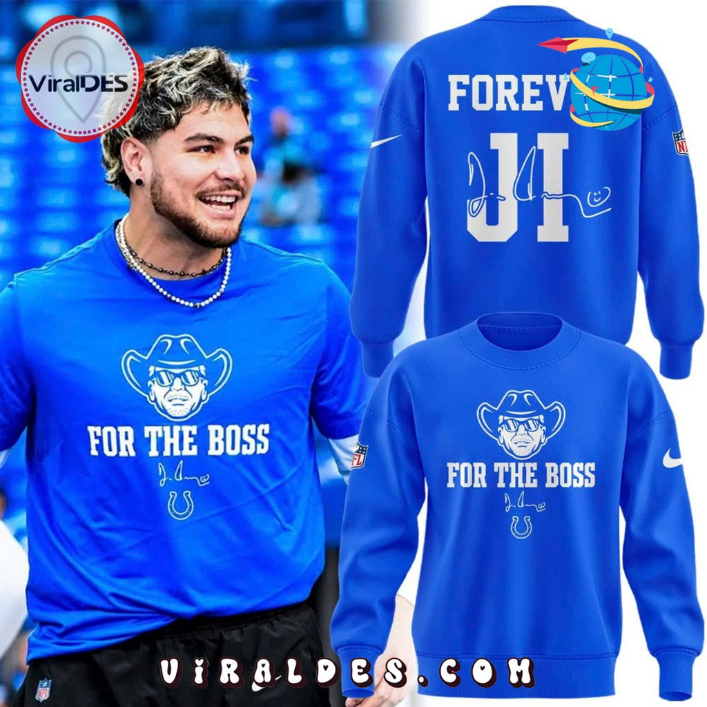 New Forever Indianapolis Colts For the Boss Hoodie