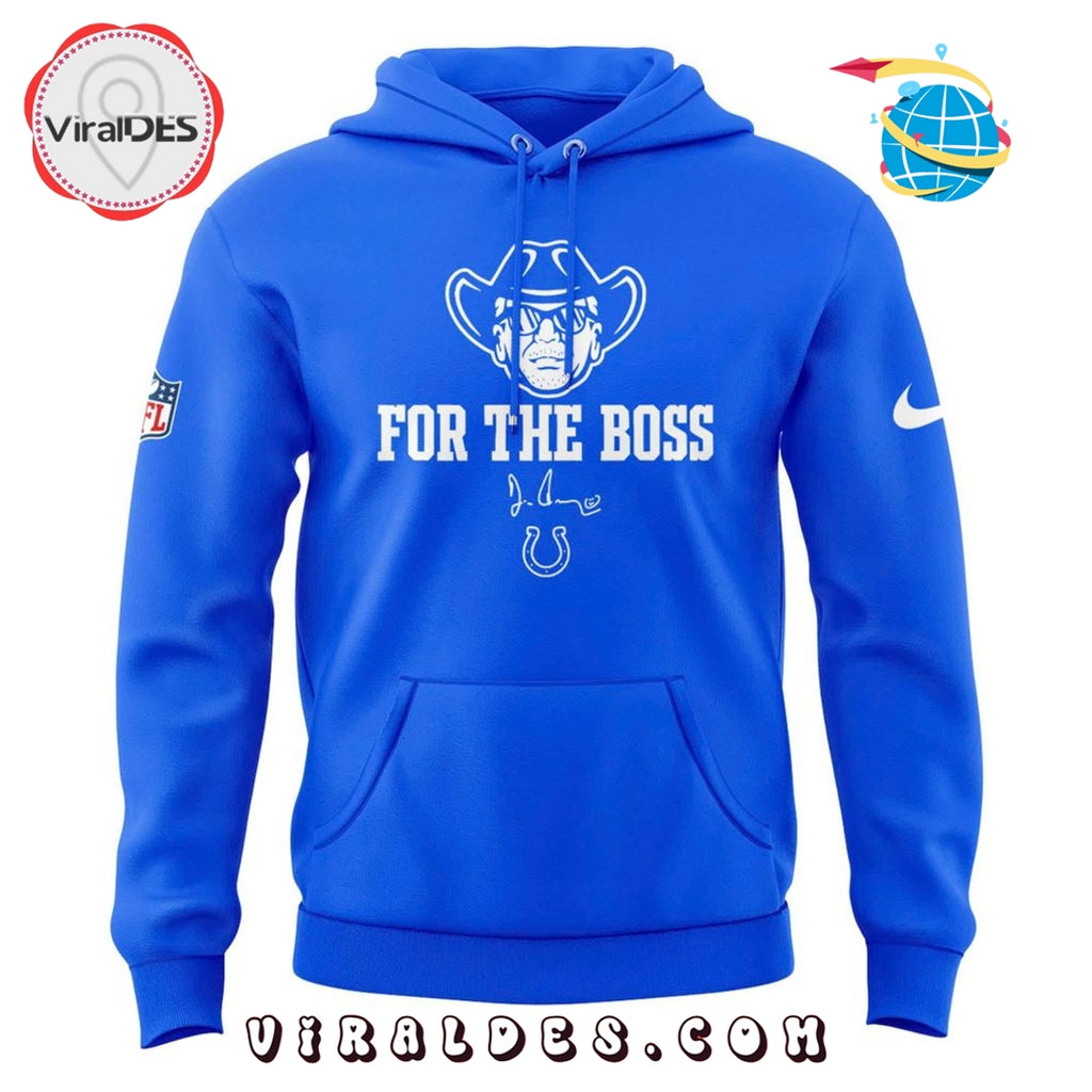 New Forever Indianapolis Colts For the Boss Hoodie