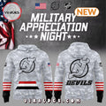 New Jersey Devils Military Appreciation Night Hoodie, Jogger, Cap