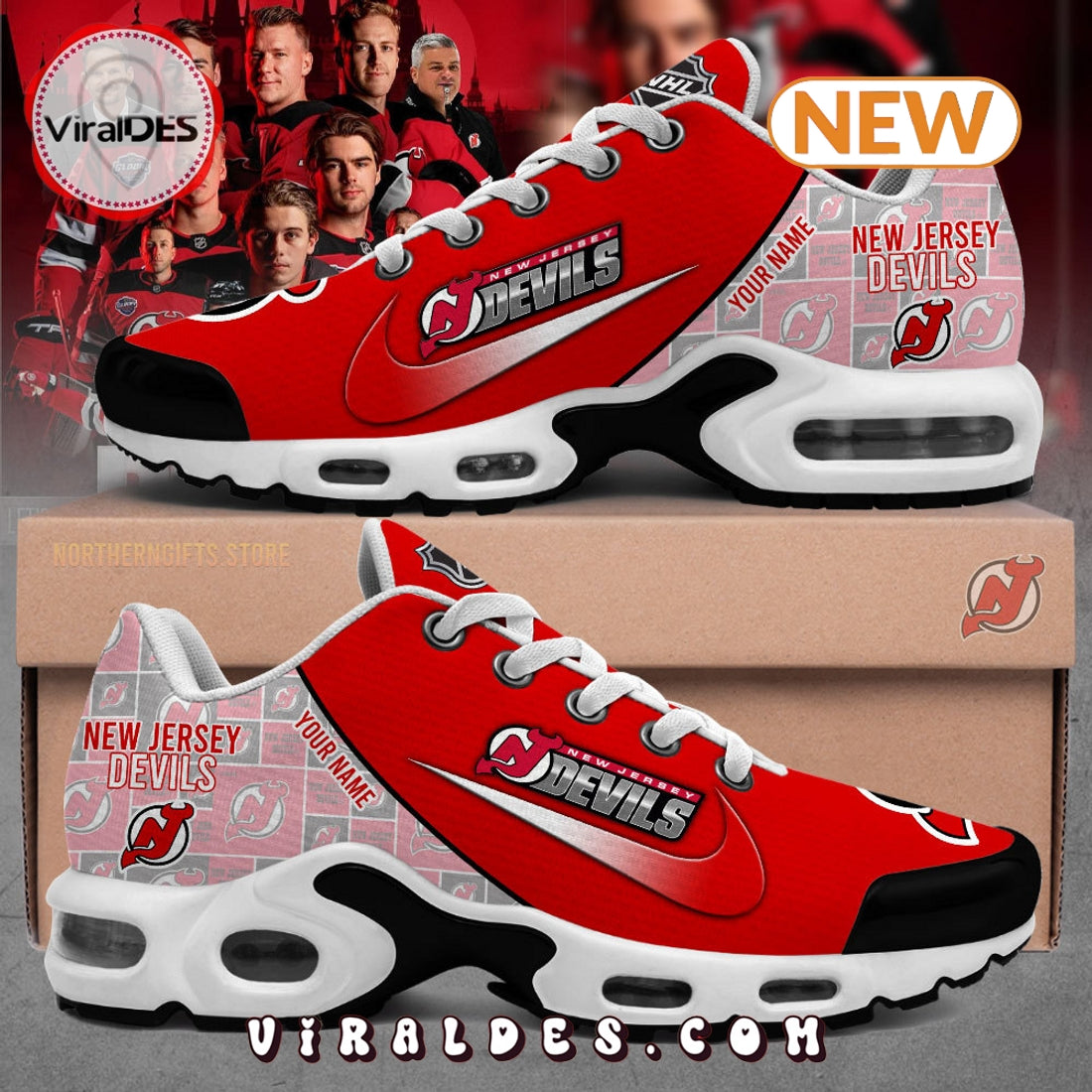 New Jersey Devils New Season Air Max Plus Shoes