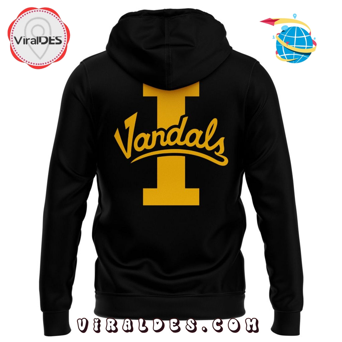 New Vandal Football Black Hoodie 2025