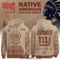New York Giants Native American Heritage Month Hoodie, Long Pants