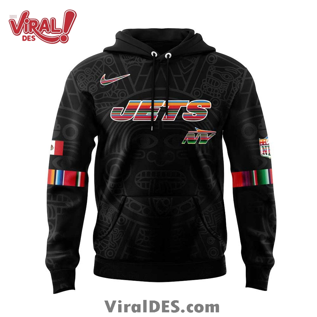 New York Jets 2025 Mexican Heritage Hoodie