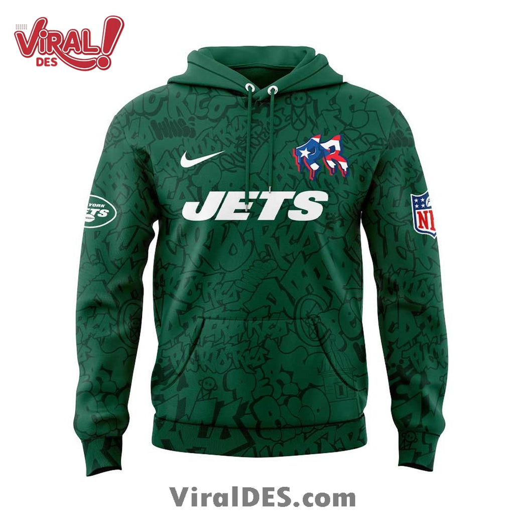 New York Jets 2025 Puerto Rico Heritage Hoodie