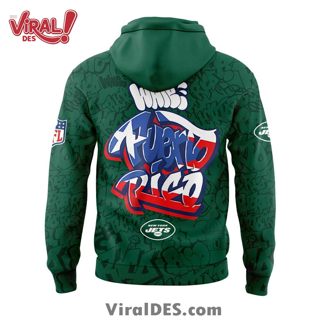 New York Jets 2025 Puerto Rico Heritage Hoodie