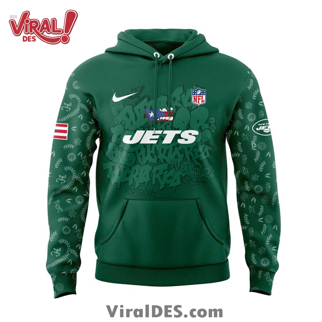 New York Jets Limited Puerto Rico Heritage Hoodie And Jogger