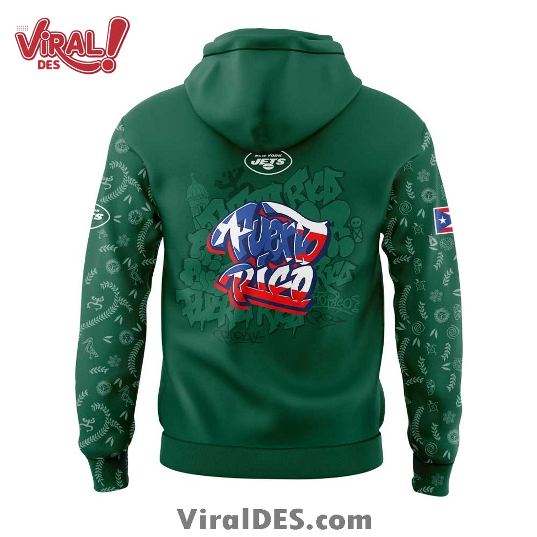 New York Jets Limited Puerto Rico Heritage Hoodie And Jogger