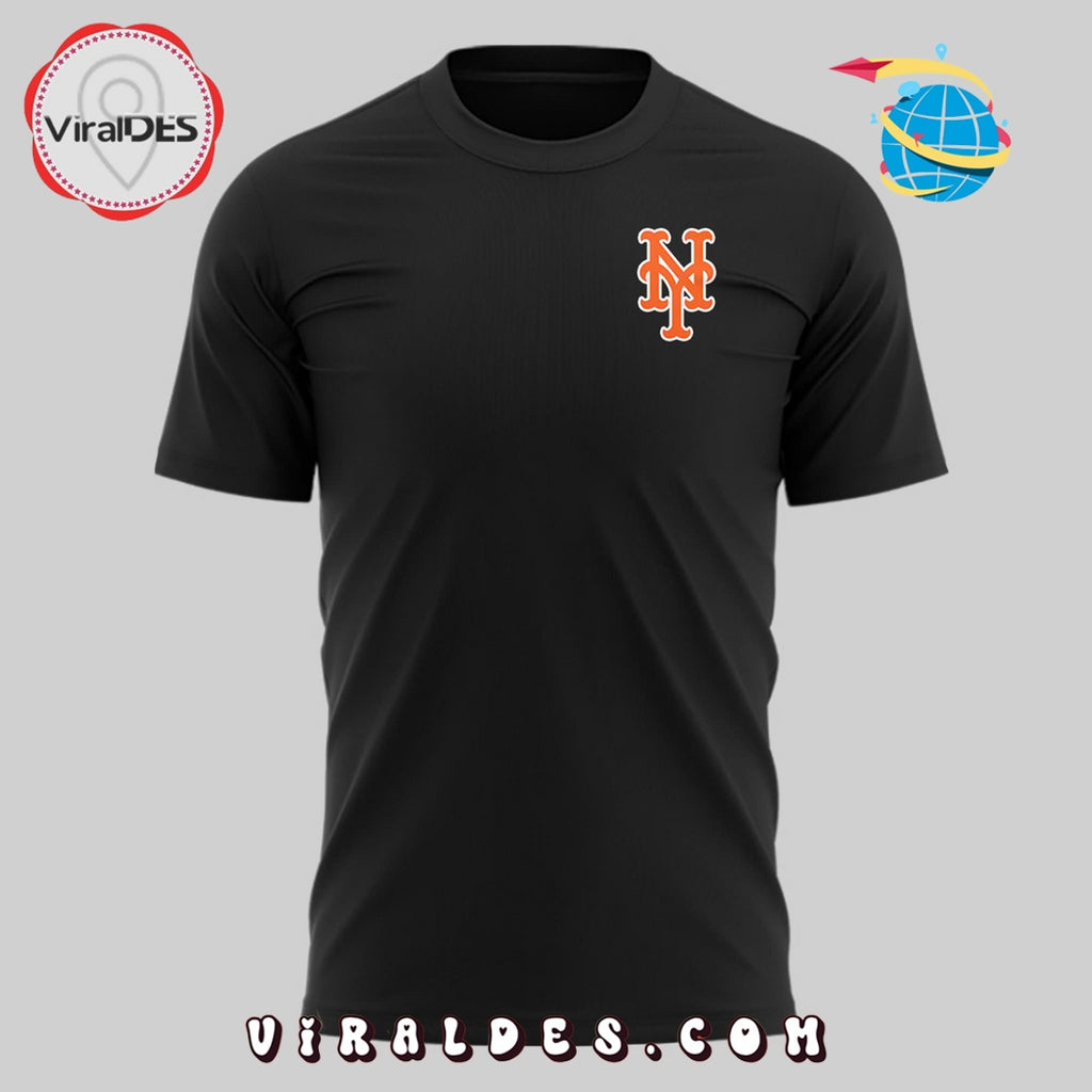 New York Mets Custom Party David Wright Black Shirt