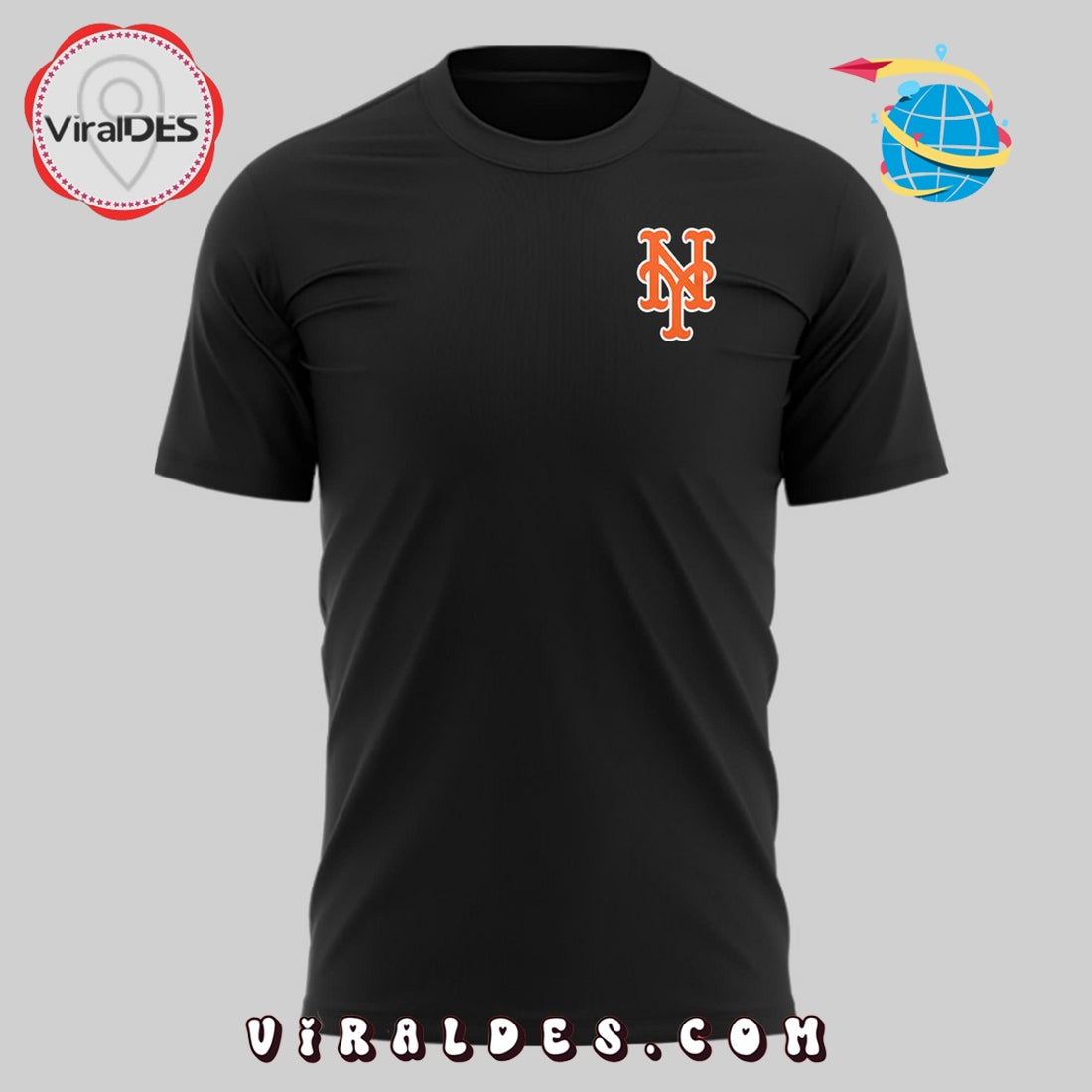 New York Mets Custom Party David Wright Black Shirt