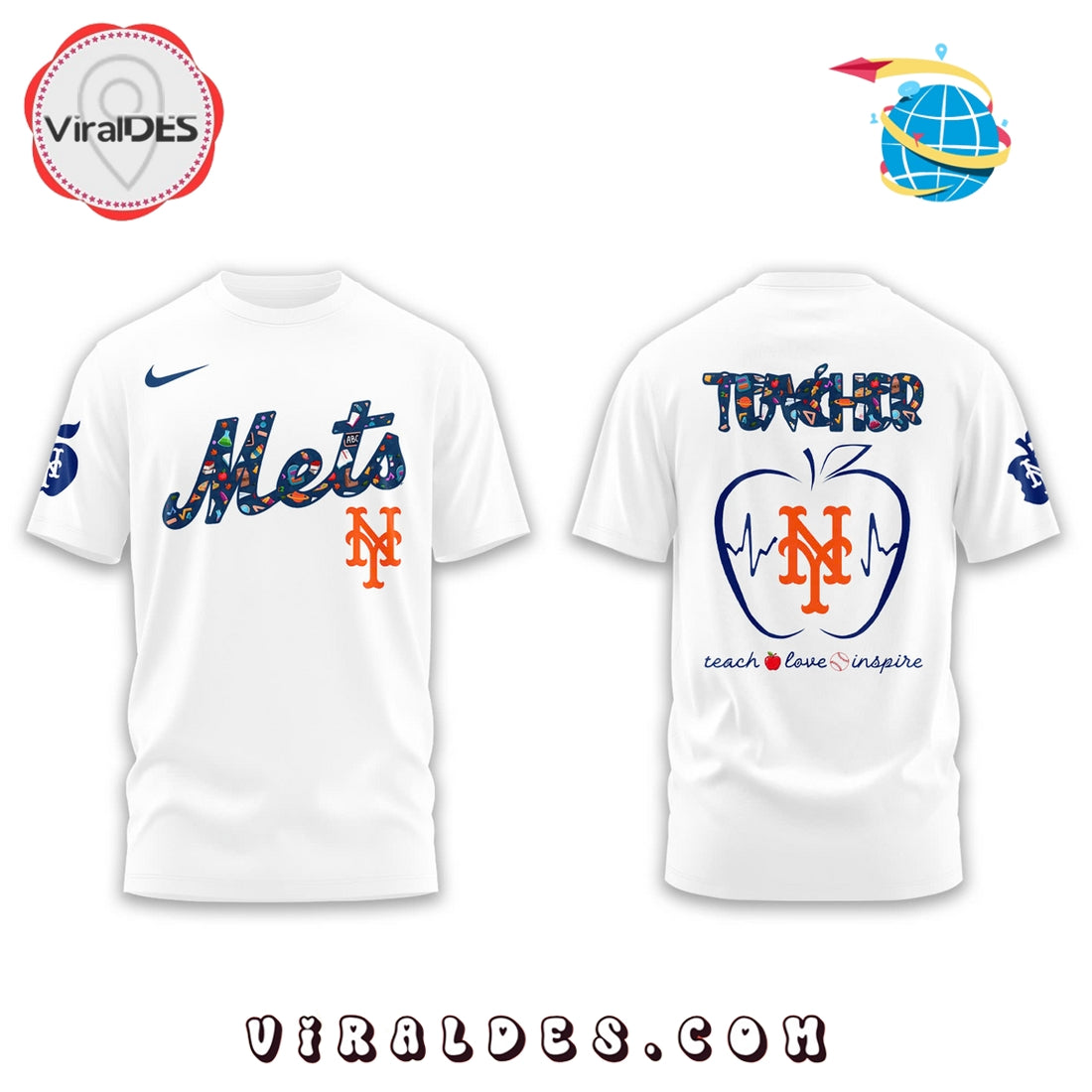 New York Mets MLB Teacher Appreciation Hoodie