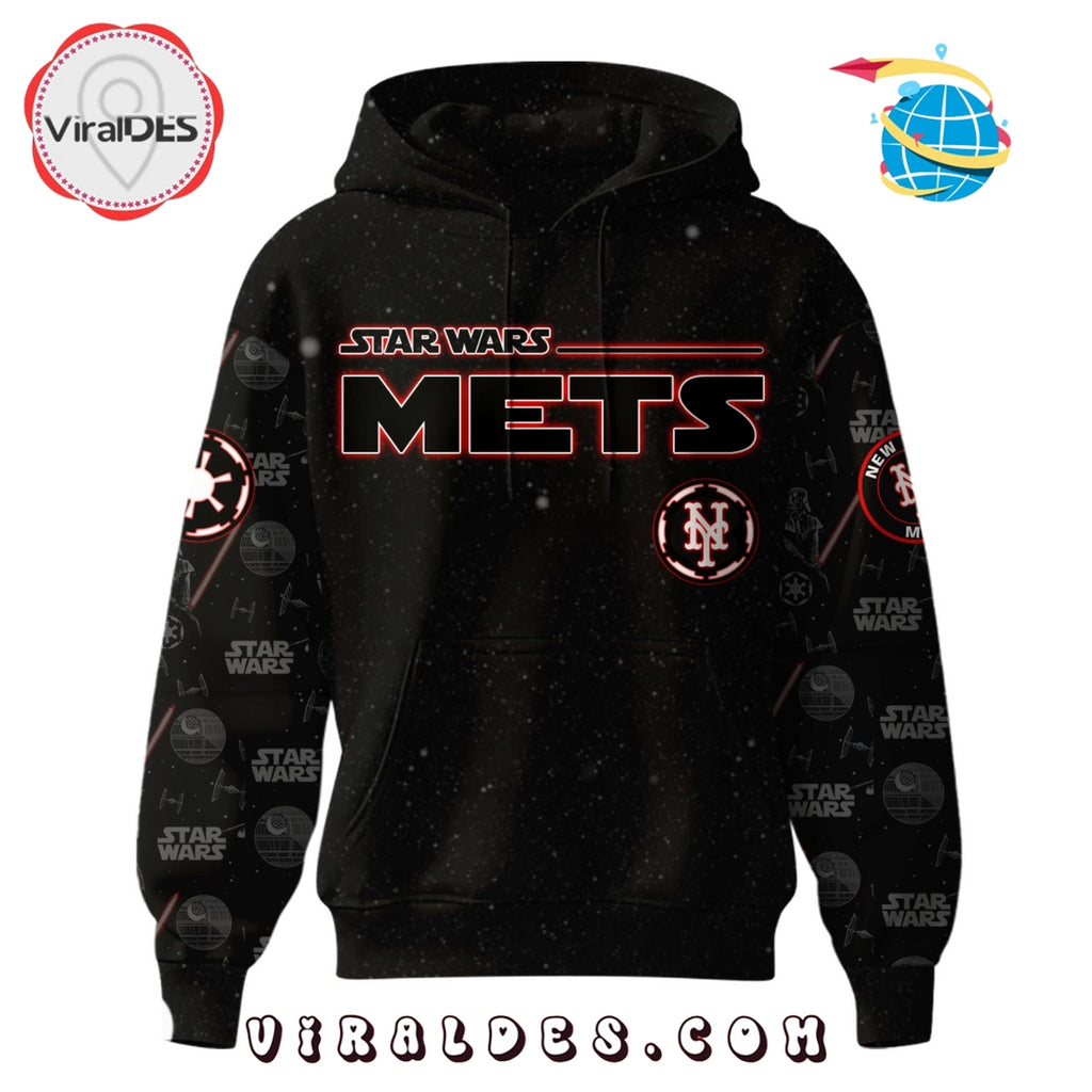 New York Mets MLB x Star War Night Hoodie, Jogger, Cap