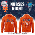 New York Mets Nurses Night Orange Hoodie, Long Pants