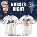 New York Mets Nurses Night White Baseball Jersey