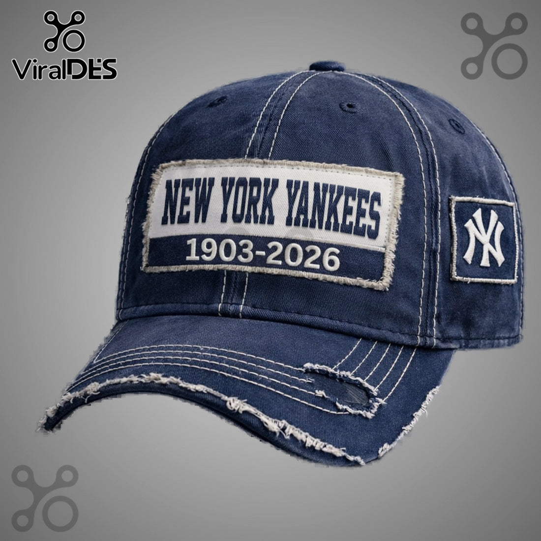 New York Yankees 1903-2026 Commemorative Vintage Distressed Baseball Cap