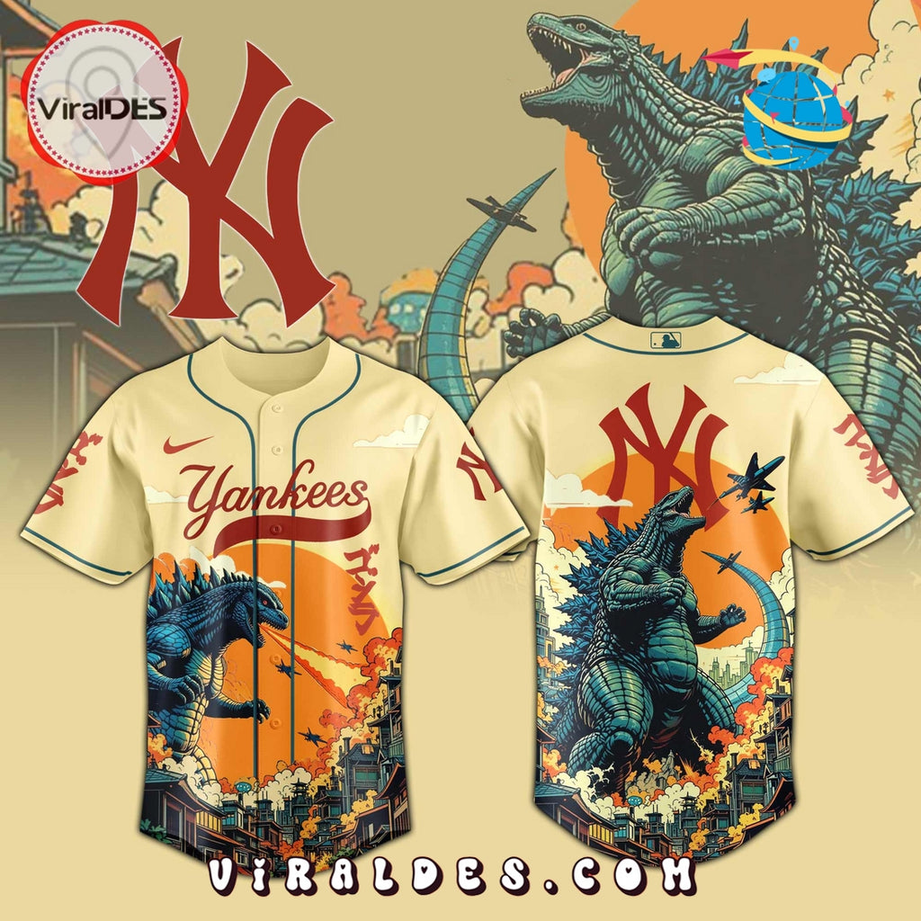 New York Yankees 2025 Godzilla Limited Edition Jersey