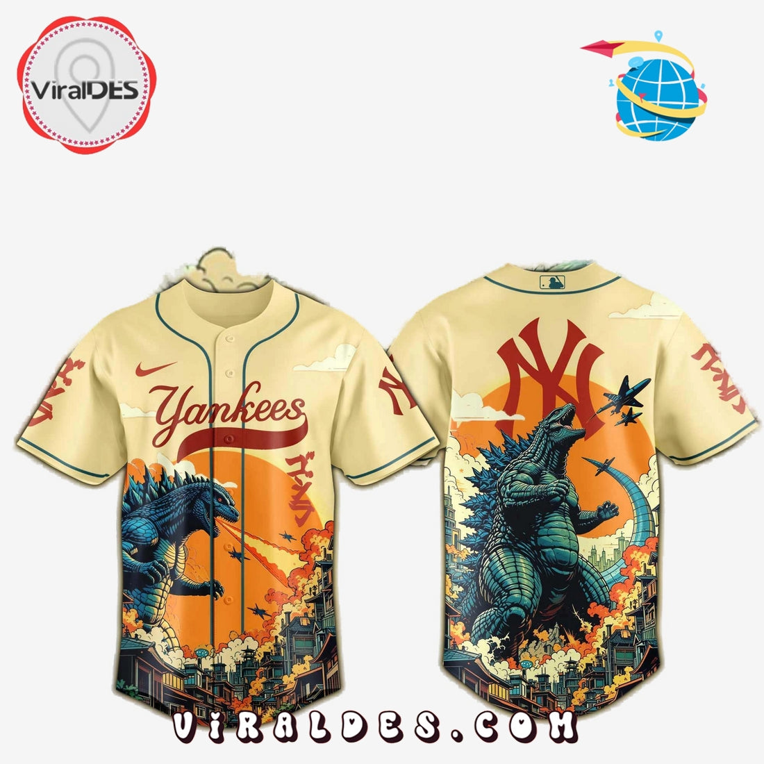 New York Yankees 2025 Godzilla Limited Edition Jersey